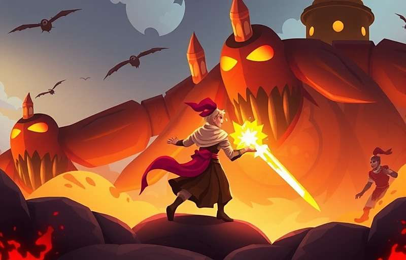 Spice Warriors Battle Special Attack Spice Warriors Battle showing a player using a special spice attack against a boss enemy